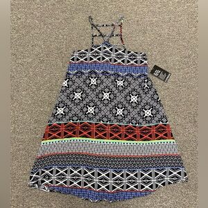 NWT Express Geo Halter Dress